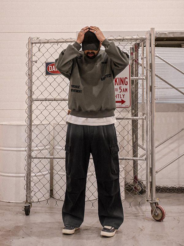 (L-6XL)<br>호이트빌 Semi-wide fit cargo-banding pants 3931