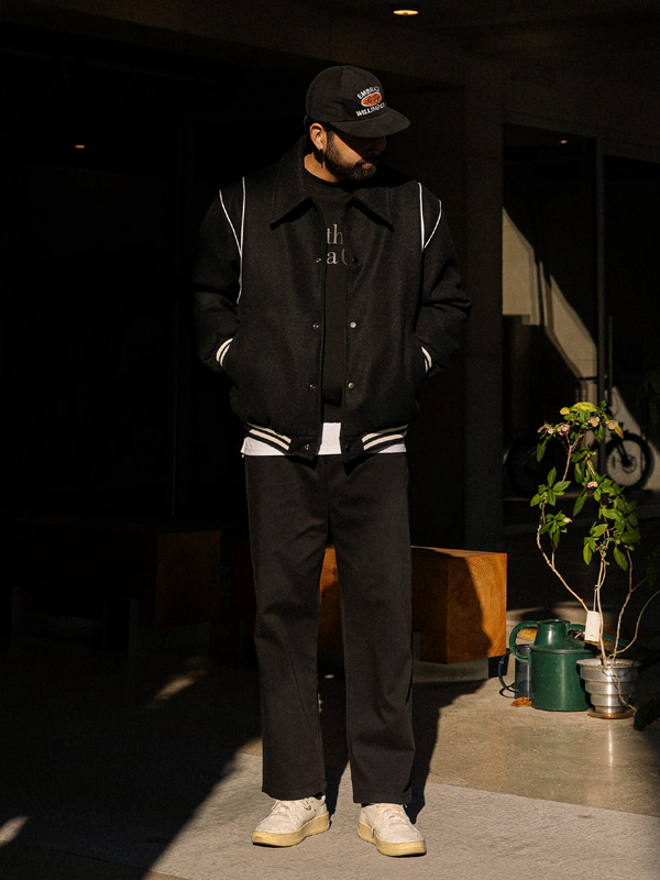 (XL-4XL)<br>라마니아 Wool 바시티점퍼