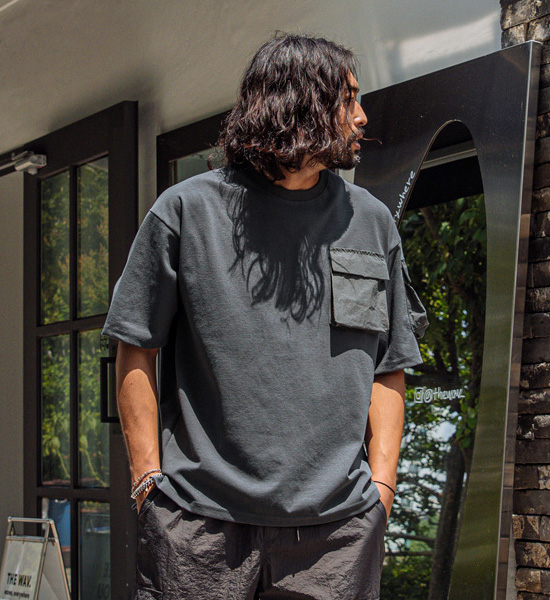 <br><font color="#fd0303">[365SALE]</font><br><font color="#2046a7">★교환/반품불가★</font><br>카타비 pocket short-sleeved T-shirt..