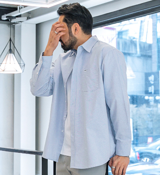 (L-5XL)<br>시티보이 oxford Shirt<BR><B><FONT COLOR="#ff4800">[Additional discount]</FONT></B>