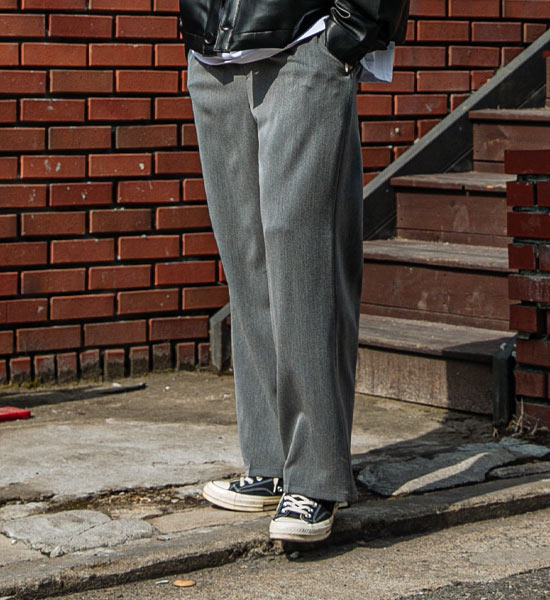 (S-6XL)<BR>크라핀 wide banding pants