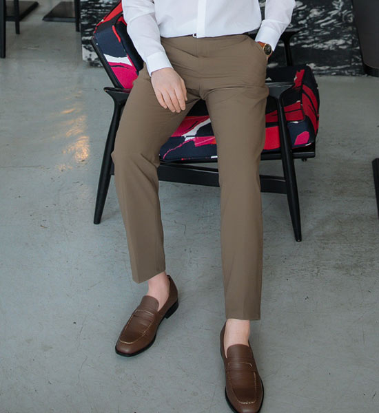 (M-6XL)<BR>나이브스 Back banding Slacks <br><font color="#098a09"><B>Select length (Basic,Long+10cm)</B></font>