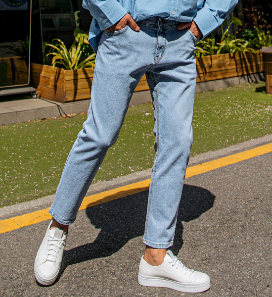 (S-5XL)<br>알리타 Banding denim pants1772<br><font color=