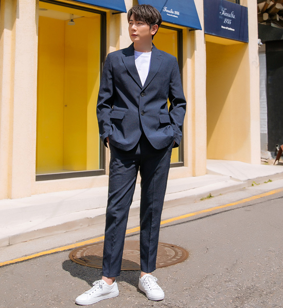 (M-5XL)<BR>아니타 Jacket+나즈닌 Back banding slacks