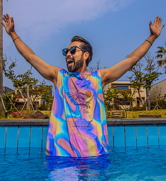 (L-5XL)<br>베이루트 ALOHA rashguard Sleeveless shirts