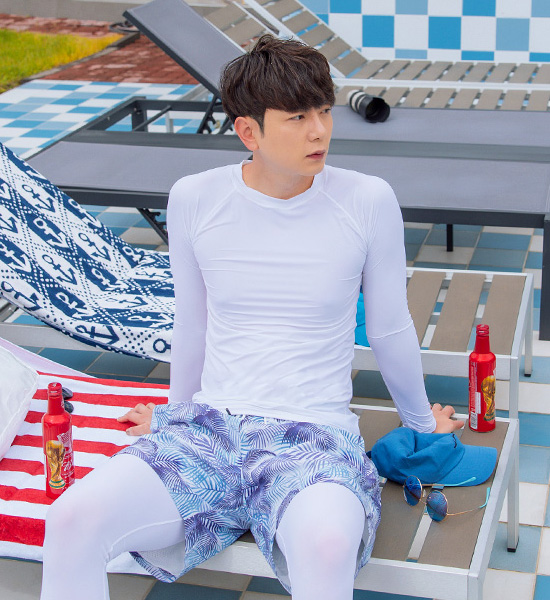 (L-6XL)<br>히본 아쿠아스판 a long-sleeved t-shirt