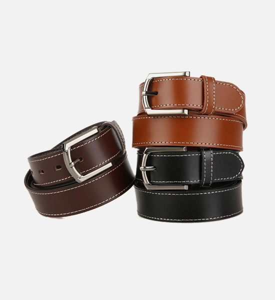 (Wearable up to 41 inches)<BR>카이커 스티치가죽벨트