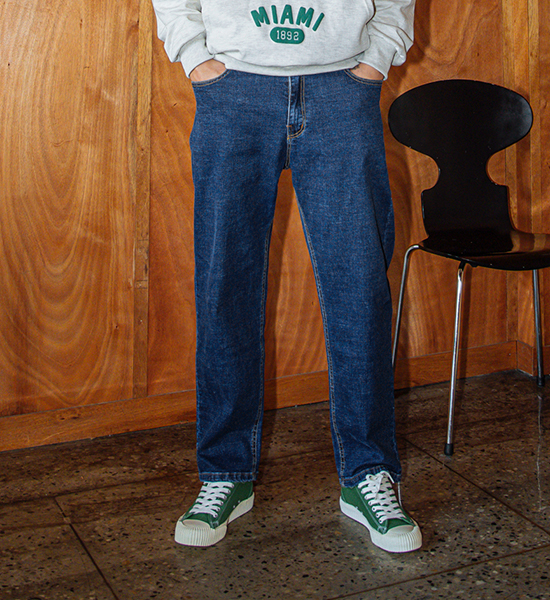 (L-5XL)<BR>익스팬 Tapered fit denim pants <br><font color=
