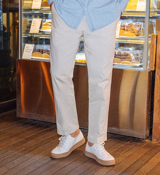 (L~4XL)<BR>로슬린 Banding Slacks