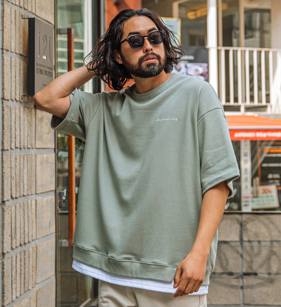 (XL-6XL)<br>푼타카 layered Short T shirts