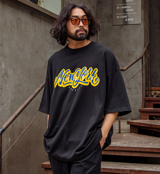 (XL-6XL)<br>뉴도르 Patch Short T shirts T233