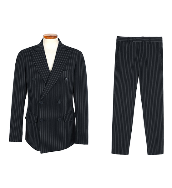 (M~5XL)<BR>보여줄게 Jacket+아~이건 스트라이프수트팬츠