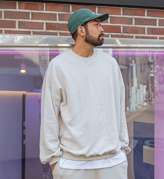 (XL-4XL)<br>란비더 Balloon sweatshirt