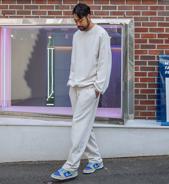 (XL-4XL)<BR>란비더 Balloon sweatshirt+버포드 Training Pants