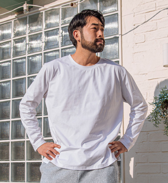 (M-6XL)<br>탐푸 fleece long-sleeved t-shirt