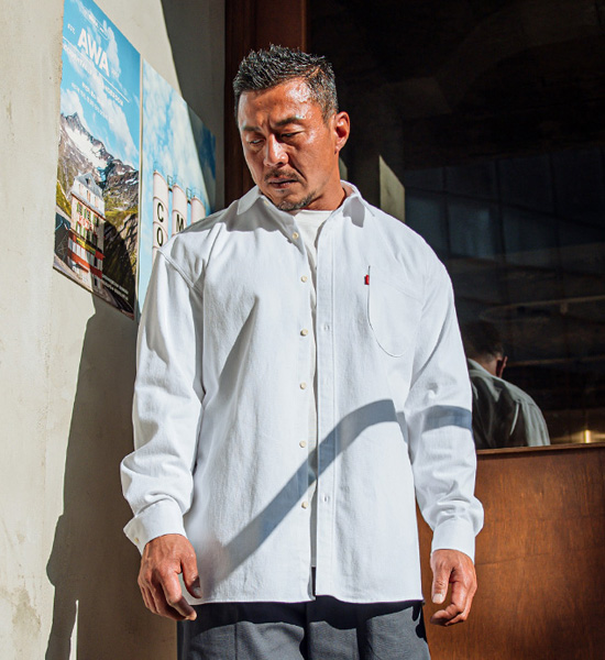 (M-5XL)<br>아늑해 patternless shirt <br><font color="#098a09"><B>Select length (Basic,Long+8cm)</B></font>