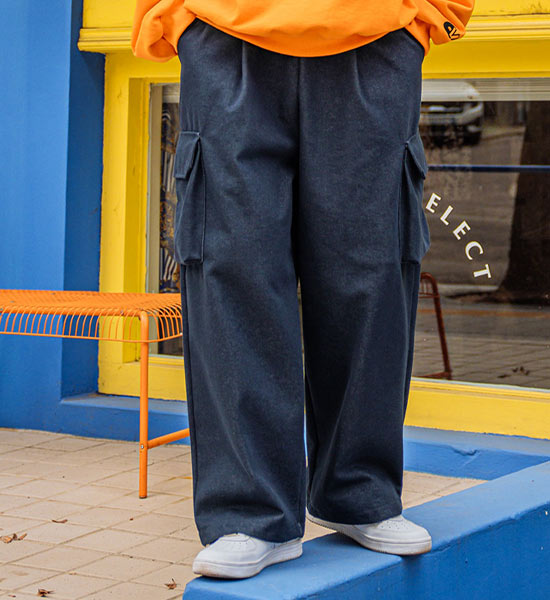 (XL-6XL)<BR>첸토 Banding non-wash denim pants