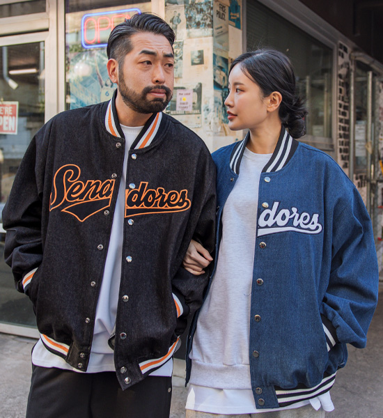 (XL-6XL)<BR>세나도레스 denim jacket