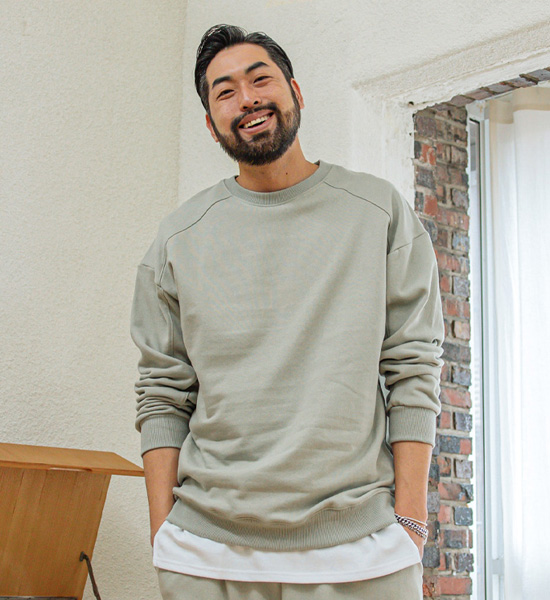 (L-5XL)<br>레디버 Incision man-to-man T
