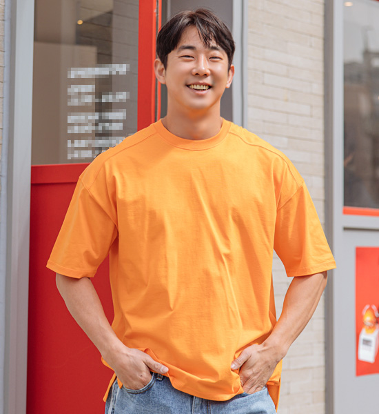 (L-5XL)<br>라버두 Short T shirts <br><font color="#098a09"><B>Select length (Basic,Long+6cm)</B></font>