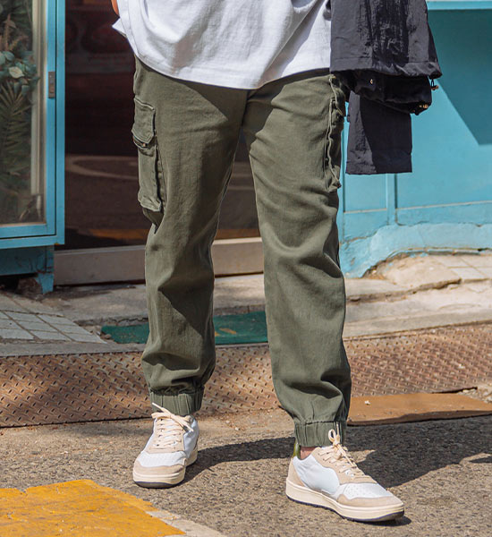 (S-5XL)<BR>벨지스 jogger banding pants