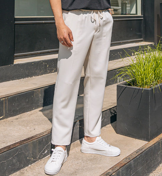 (S-2XL)<BR>얼라인 Banding Slacks