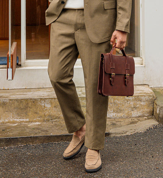 (M-5XL)<BR>나즈닌 Back banding slacks