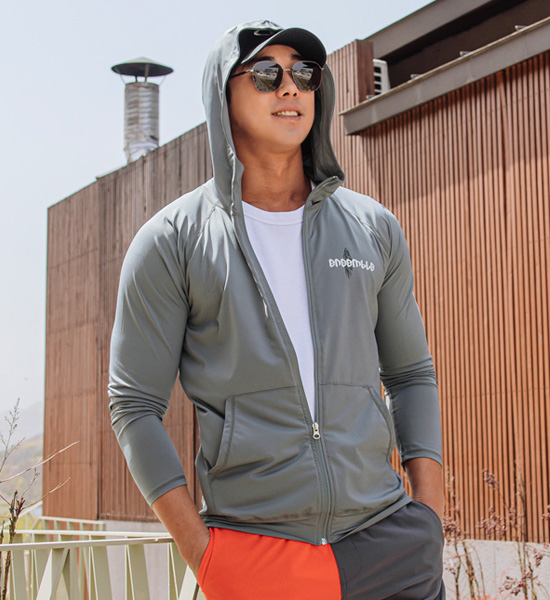 (L-5XL)<BR>canary Hoodies zip up