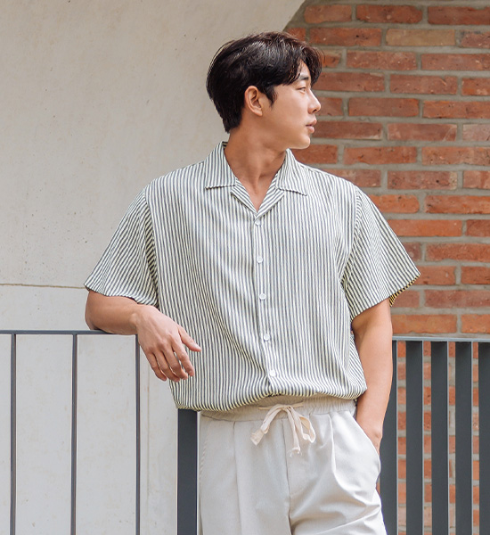 (XL-5XL)<br>타마루 short-sleeved shirt