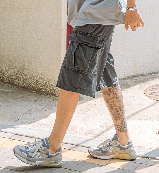 (L~5XL)<BR>클리치 Cargo Banding Shorts