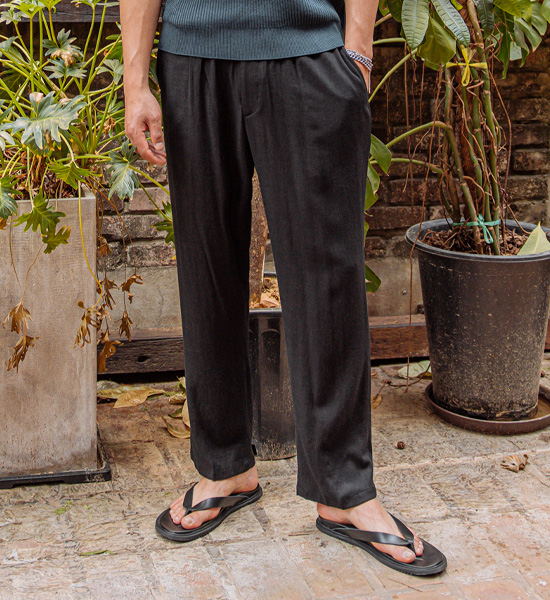 (M-5XL)<BR>루카니아 Wide banding pants 127<br><font color=