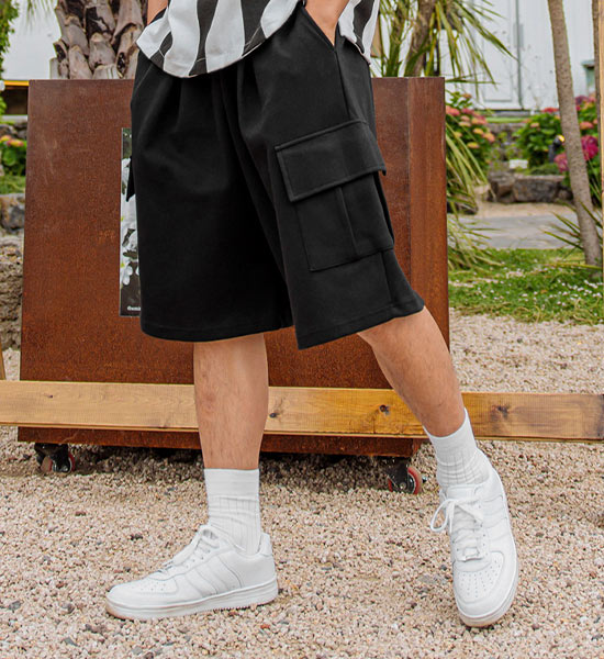 (XL~6XL)<BR>라호셀 cargo banding shorts