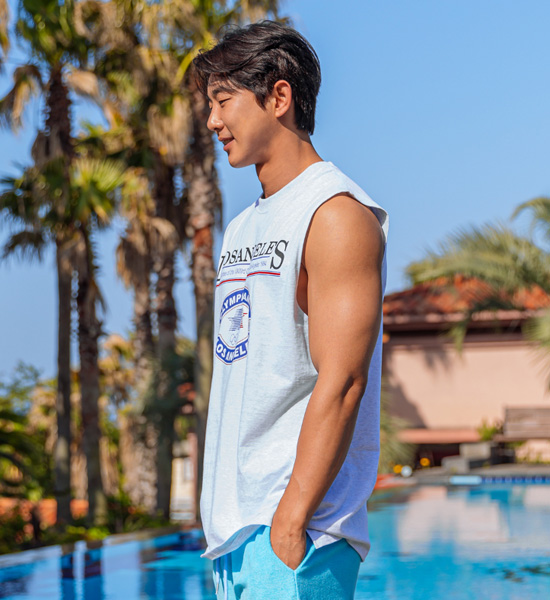 (L-5XL)<BR>구스틴 Sleeveless shirts