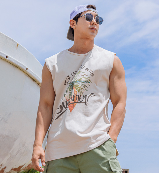 (L~5XL)<br>벤토타 Sleeveless shirts