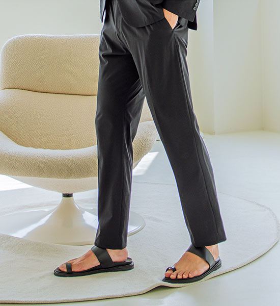 (M-5XL)<BR>볼프스 Sidebanding Slacks <br><font color=