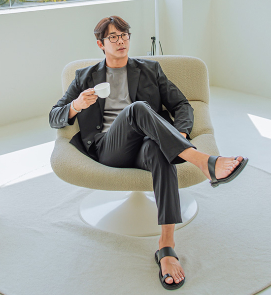 (M-5XL)<BR>모탈라 Jacket+볼프스 Sidebanding Slacks <br><font color=