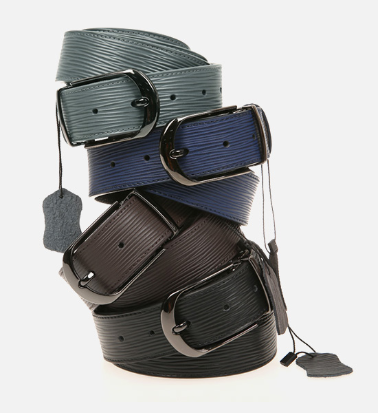 (Wearable up to 48 inches)<BR>깨비참 Cowhide double-sided belt(1002가로줄무늬)