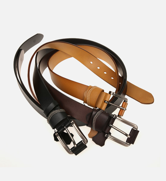 (Wearable up to 48 inches)<BR>니드런 Cowhide one-sided belt(30043무지)