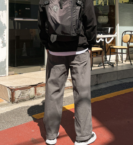 (XL-6XL)<BR>티렉스 Wide banding pants <br><font color="#098a09"><B>Select length (Basic,Long+8cm)</B></font>