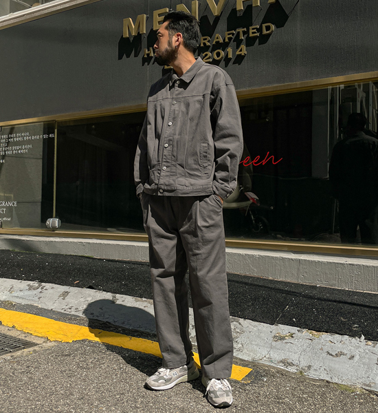(XL-6XL)<BR>레이키 Jacket+티렉스 Wide banding pants <br><font color="#098a09"><B>Select length (Basic,Long+8cm)</B></font>