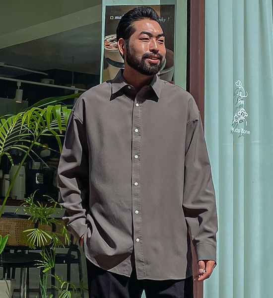 (XL-5XL)<br>하치토 patternless shirt