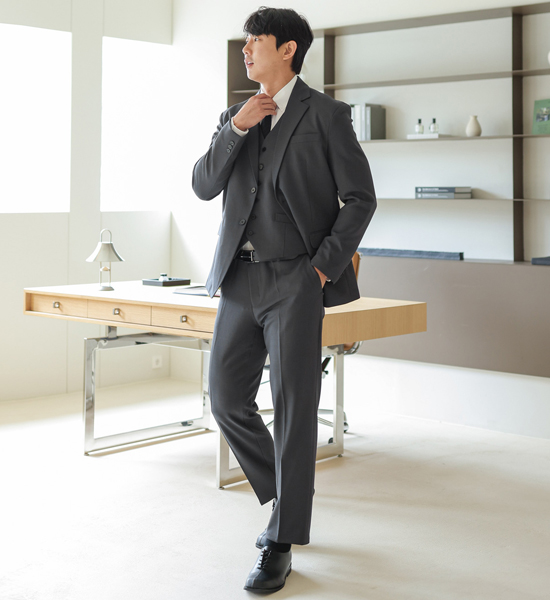 (S-6XL)<BR>라폰드 Blazers+코리도 Vest+유스티스 Slacks