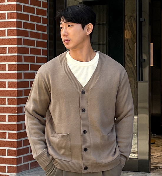 (L-4XL)<BR>프래드 Cardigan