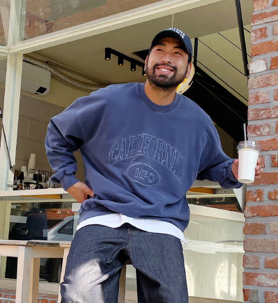 (XL-6XL)<br>캘리즈 embroidered sweatshirt