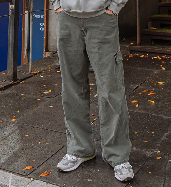 (L-4XL)<BR>파인스 cargo-banding pants 38