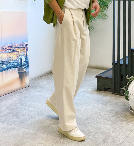 (M-5XL)<BR>카스터 Back banding cotton pants