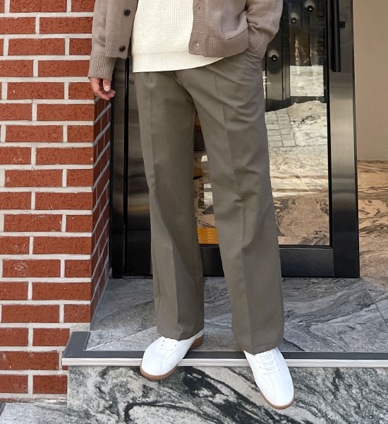 (M-6XL)<BR>카텔 standard fit Magic banding Slacks S85