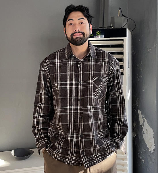 (L-5XL)<br>핀토나 checkered shirt
