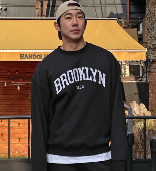 (L-6XL)<BR>Brooklyn Training Set Hood/man-to-man T+조거/세미와이드<br><font color="#098a09"><B>기장선택 상(Basic,Long+6cm),하(Basic,Long+8cm)</B></font>