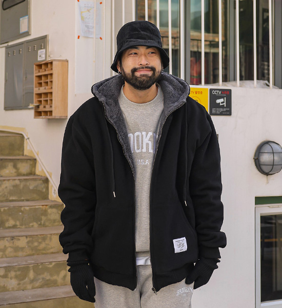 (XL-5XL)<BR>도깨비 Hoodies zip up